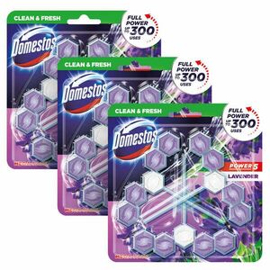 Domestos Power5 WC frissítő blokk Lavender (9x55g) kép