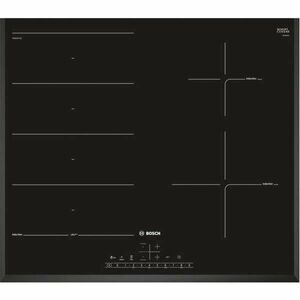 Bosch PXE651FC1E Serie6 FlexInduction üvegkerámia főzőlap, 60 cm, 1 automatikus FlexInduction, 2 indukciós zóna, Timer, PerfectFry sensor kép