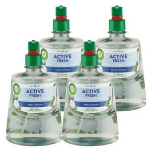 Air Wick 24/7 Active Fresh Friss Pamut Utántöltő automata légfrissítő készülékhez 4x228ml kép