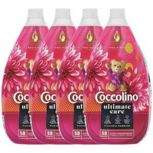 Coccolino Ultimate Care Fuchsia Passion ultrakoncentrált Öblítő 232 mosás 4x870ml kép