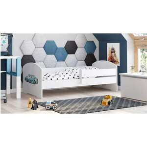 Kobi Luk Ifjúsági ágy matraccal 140x70cm - fehér - Többféle matricával kép