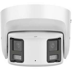 Hikvision DS-2CD2387G2P-LSU-SL-4mm ColorVu IP térfigyelő kamera, 8MP, Panoráma nézet, Fehér fény 30m, Audio kép