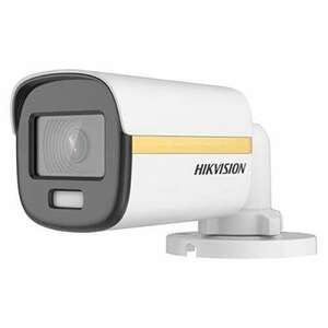 Hikvision Network Pro sorozatú térfigyelő kamera ColorVu DS-2CE10DF3T-FS28 2, 8 mm-es ColorVu audio fix mini Bullet kamerával, 2MP, 1920x1080 kép