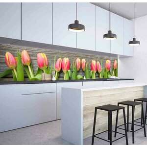 Wallplex falburkoló konyhapanel Tulipánok kép