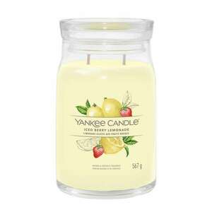 Yankee Candle Signature Iced Berry Lemonade Illatgyertya 567g kép