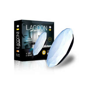 Lagoon PP series Glisten 24 W-os ø390 mm kerek natúr fehér mennyezeti lámpa IP44-es védettségű BHCL1 kép