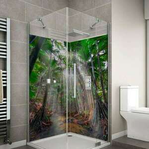 Wallplex fürdőszobai dekorpanel Jungle dupla 2 x 90 cm x 200 cm kép