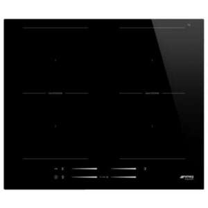 SMEG SI2M7643D INDUKCIÓS FŐZŐLAP, 60cm, munkalapszintű, 2 multizone zóna, slider érintőszenzoros vez., 14 fokozat, keret nélküli üveg kép