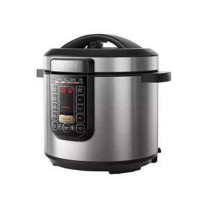 Philips All-in-One Multicooker, Edény ProCeramic+ bevonattal, Űrtartalom 6 L, 1300W, Melegen tartás funkció: 12 óra, előre beállított főzési funkció, Időszabályozás, 9 Biztonsági rendszer kép