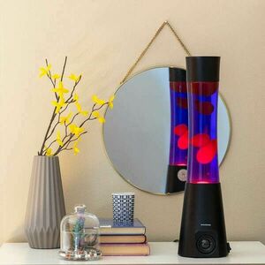 Retro lávalámpa Bluetooth 5.0 hangszóróval, multifunkcionális, modern design, fényes és pihentető, ideális partikhoz és meditációhoz, 42 cm kép