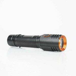 PNI Adventure F650 LED Zseblámpa, 20W, 2000lm, Alumínium, IPX6, Akkumulátorral, USB Type-C töltés, Fekete kép