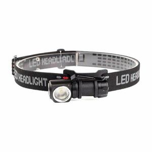 PNI Adventure F75 LED fejlámpa, akkumulátorral, USB-vel, mágneses töltővel, 6W, 600 lm, 3.7V, IPX4, Alumínium kép