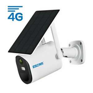 ESCAM QF490 - 4G SIM kártyás + napelemes IP kamera: 1080P HD, kültéri, színes éjjellátás, kétirányú hang, IR 20m kép