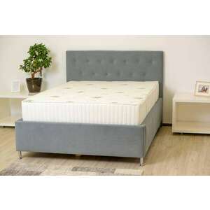 Extra Memory Foam matrac 90x200 Somnart, Memory Ultimate, poliuretán habbal, mosható és levehető Aloe Vera huzattal cipzárral, vastagsága 24 cm, közepes keménységű kép