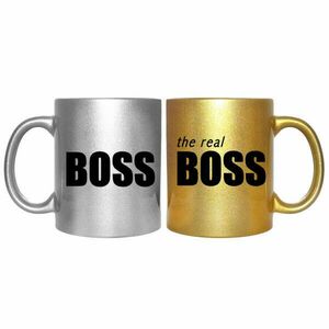 Boss-Real Boss Páros Bögre (2 db), változtatható felirattal, exkluzív színekben kép