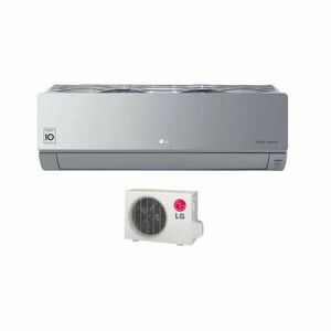 LG Artcool Silver AC12SQ Inverteres Oldalfali Split Klíma, Wifi, 3, 5 kW kép