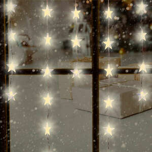 Home karácsonyi Fényfüggöny 50 csillag LED Home, kaf50l/ww belső, füzér hossza 1, 35 m, meleg fehér kép