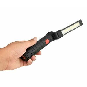 USB-n keresztül tölthető 360 fokban forgatható mágneses LED lámpa, vészvilágítás, állítható fényerővel kép