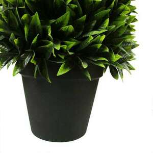 PRÉMIUM BABÉR BUXUS - MŰFA 120 X 30 CM - Élethű sűrűlevelű puszpáng műnövény - NEW GARDEN PZ-3-142 - kép