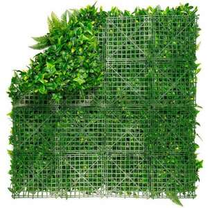 Nortene trópusi növényes vízálló zöldfal -Tropic 100x100 cm, műnövény modul falburkolat kép