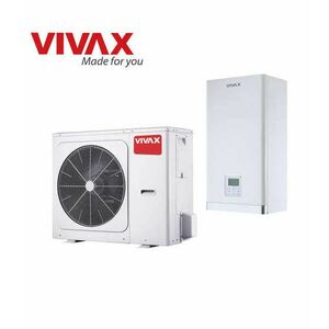 VIVAX HPS-48CH140AERI/O3SR32/HPS-120HM155AERI/I3H9S SPLIT HŐSZIVATTYÚ 14KW 3 Fázisú 9 KW-os Fűtőszállal kép