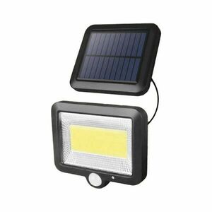 Kültéri napelemes lámpa, PIR mozgásérzékelő, IP65, 8W, 6000K / 600lm, Forever Light FLS-06 Sunari kép