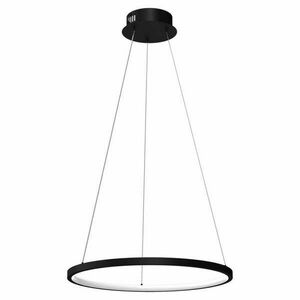 Modern LED függőlámpa fekete 27W Milagro Rotonda Black 1350lm 4000K ML7939 kép