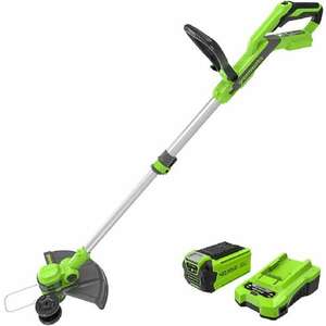 Greenworks G40LT33K2 40V Akkumulátoros fűkasza + 1x 2Ah Akku + Töltő kép