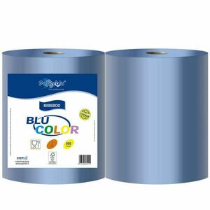 Kéztörlő 3 rétegű tekercses 100% cellulóz 2 tekercs/csomag BLU COLOR_BIBS800 kép