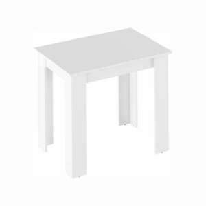 Étkezőasztal, fehér, 86x60 cm, TARINIO kép