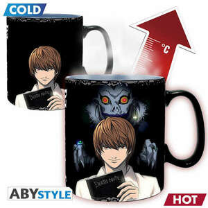 DEATH NOTE - Hore változó bögre - 460 ml - Kira & L kép