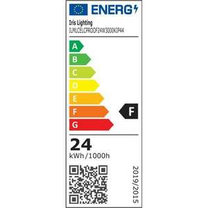 Iris Lighting ML-CELCPROOF 24W/3000K/2200lm IP44 fehér LED mennyezeti lámpa kép