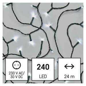 Emos D4AC10 24m/240LED/kül-beltéri/hideg fehér karácsonyi LED fényfüzér kép