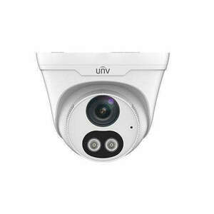 Uniview Easystar 4MP Colorhunter turret dómkamera, 4mm fix objektívvel, mikrofonnal és hangszóróval kép