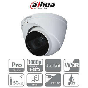 Dahua 4in1 Analóg turretkamera - HAC-HDW2241T-Z-A (2MP, 2, 7-13, 5mm(motor), kültéri, IR60m, ICR, IP67, WDR, audio) kép