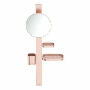 Világos rózsaszín fali fém fürdőszobai polc ALU+ – Ideal Standard kép