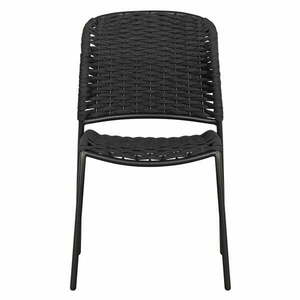 Fekete fém kerti szék szett 2 db-os Taku – Exotan kép