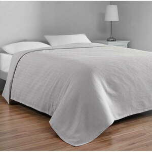 Szürke pamut ágytakaró franciaágyra 200x230 cm Serenity – Mijolnir kép