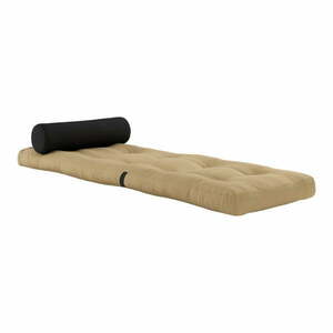 Mustársárga futon matrac 70x200 cm Wrap – Karup Design kép