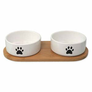 Kerámia tálka szett álvánnyal kutyáknak ø 13 cm Dog Fantasy – Plaček Pet Products kép