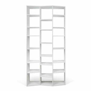 Fehér könyvespolc 108x224 cm Valsa – TemaHome kép