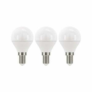 Classic Mini Globe Warm White 3 db LED izzó, WW, 5W E14 - EMOS kép