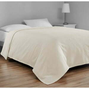 Krémszínű pamut ágytakaró franciaágyra 200x230 cm Serenity – Mijolnir kép