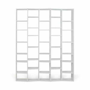 Fehér könyvespolc 182x224 cm Valsa – TemaHome kép