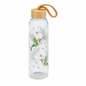 Zöld üveg ivópalack 500 ml Hummingbirds – Cooksmart ® kép
