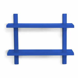 Kék többszintes fém fali polc 60 cm Hola – Spinder Design kép