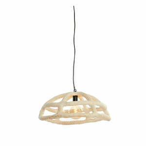 Krémszínű függőlámpa ø 59 cm Porila – Light & Living kép