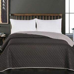 DecoKing Axel ágytakaró, fekete/szürke, 220 x 240 cm kép