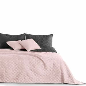 DecoKing Axel ágytakaró rózsaszín/acél, 170 x 210 cm kép