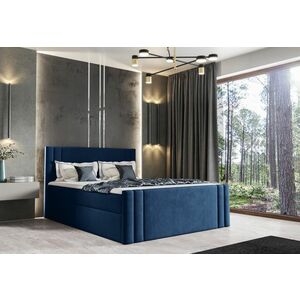 ELEKTRA kárpitozott boxspring ágy + topper, 160x200, magic velvet 2216 kép